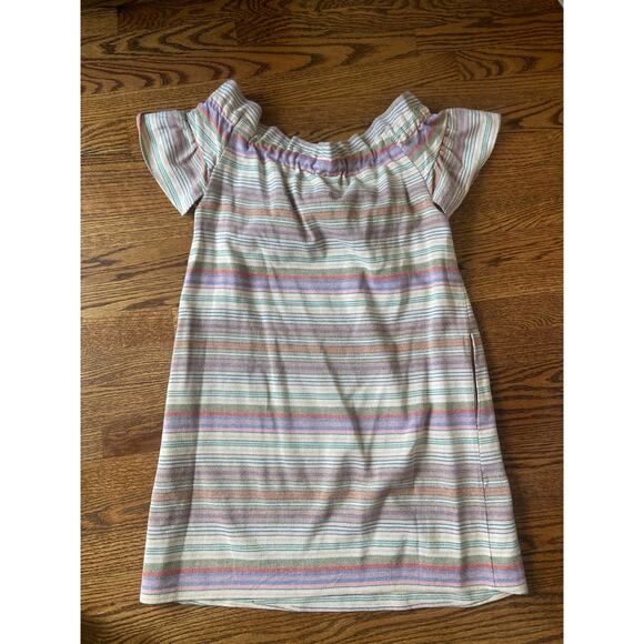 NWOT Corey Lynn Calter Dion off the shoulder dress Anthro sz: S - Picture 8 of 10